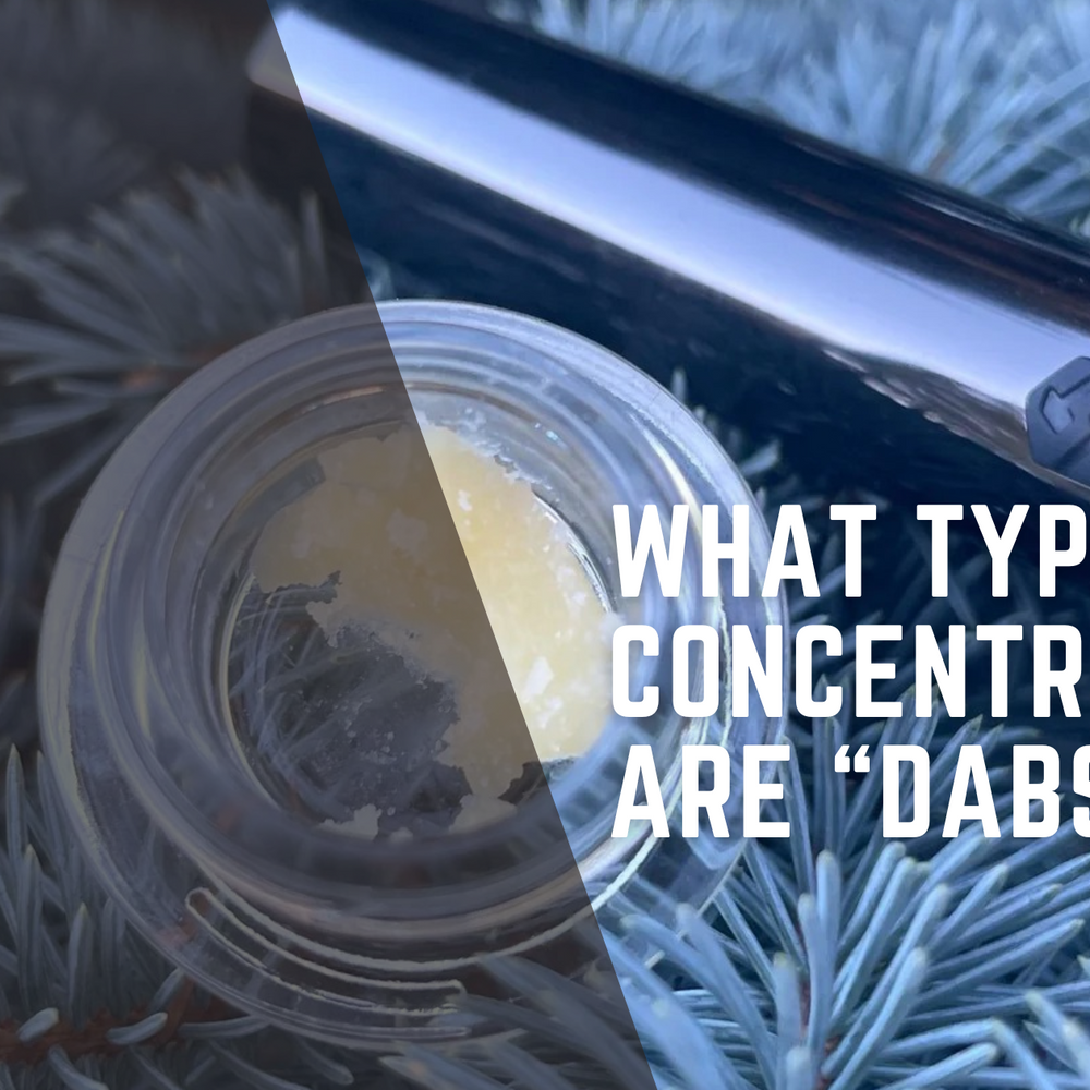 What types of concentrates are “dabs”