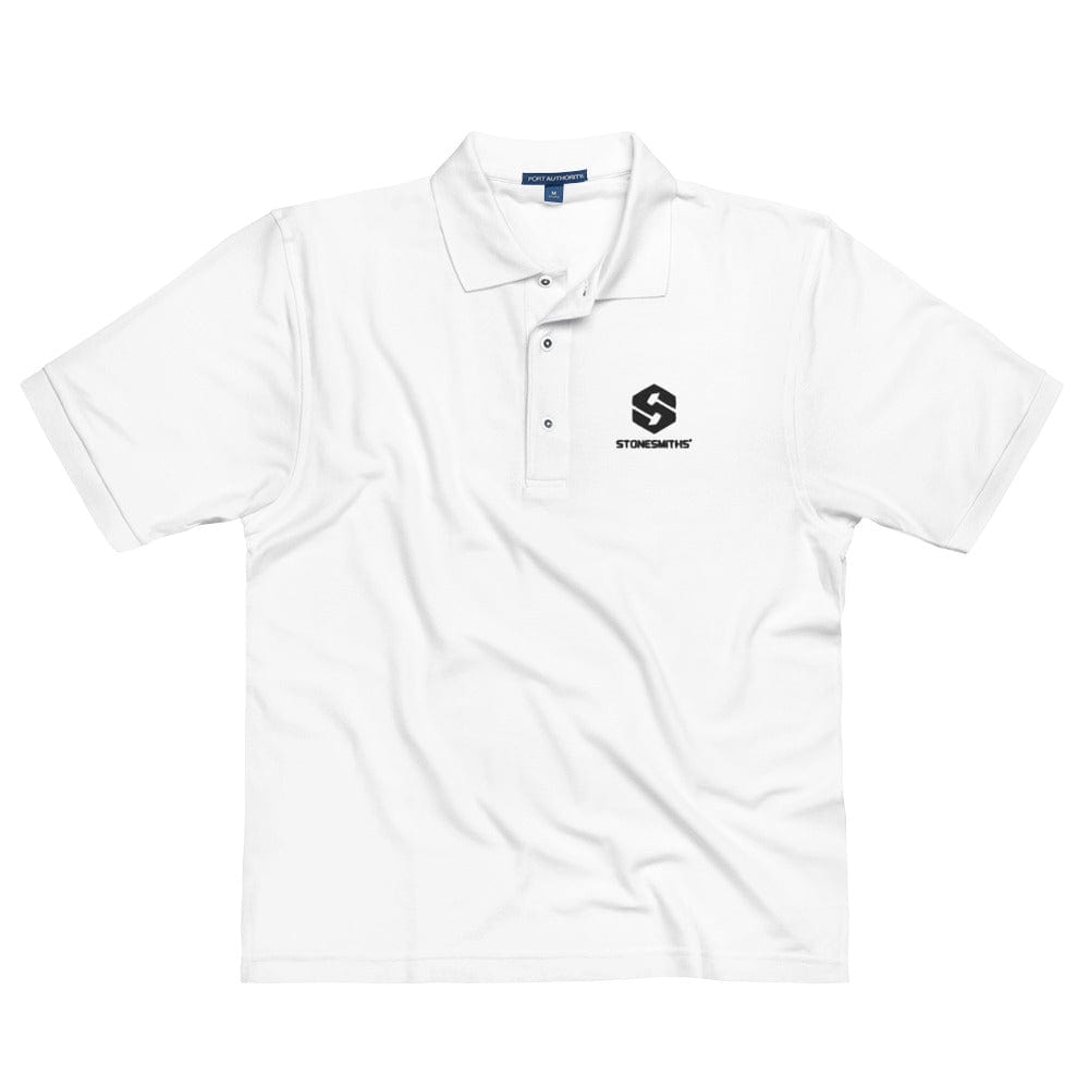 StoneSmith's Premium White Polo – Stonesmiths'